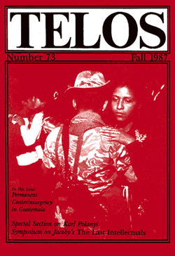 TELOS 73 (Fall 1987)